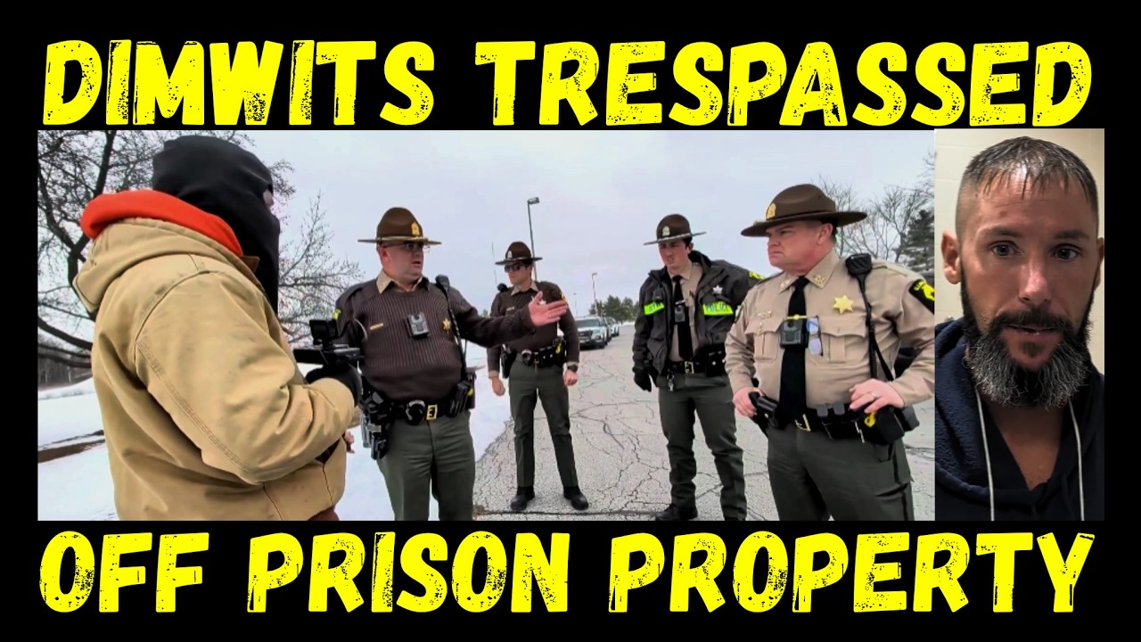 Dimwits Trespassed Off Prison Property!
