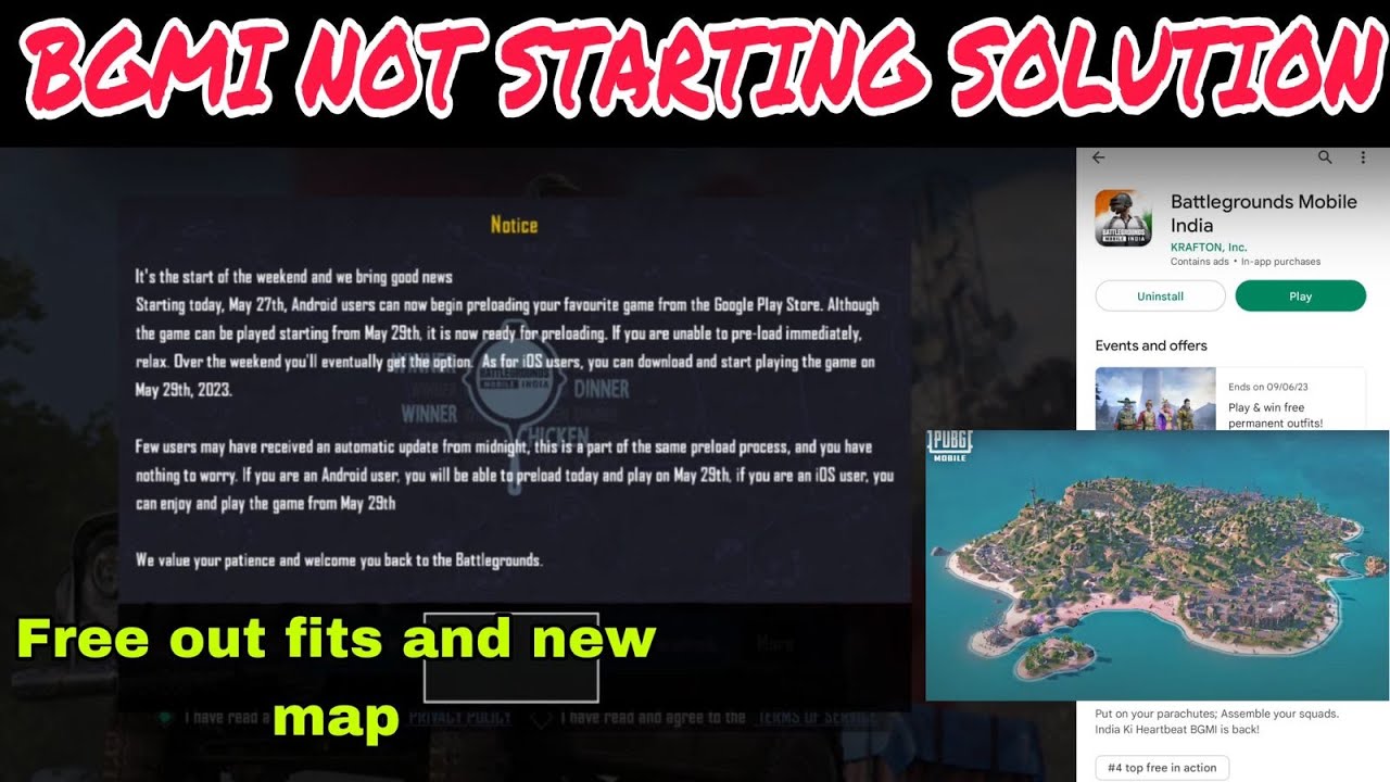 "BGMI Login Issues? Here's How to Fix Them!" PUBG NOTICE ERROR