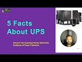 5 Facts About UPS #electrical #education #learning #knowledge