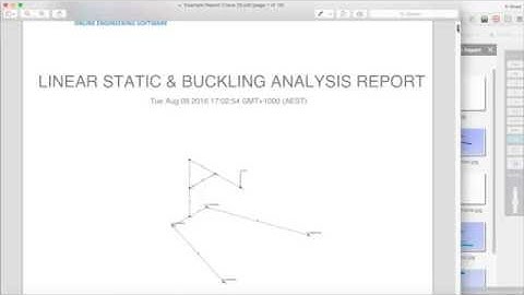 SkyCiv Structural 3D - Custom Reporting Tutorial