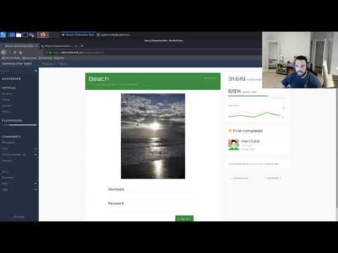 Defend The Web - Beach with CyberMunky @ Exploit Security [SOLUTION]