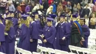 LSU College of Humanities & Social Sciences 2016 December graduation leaving