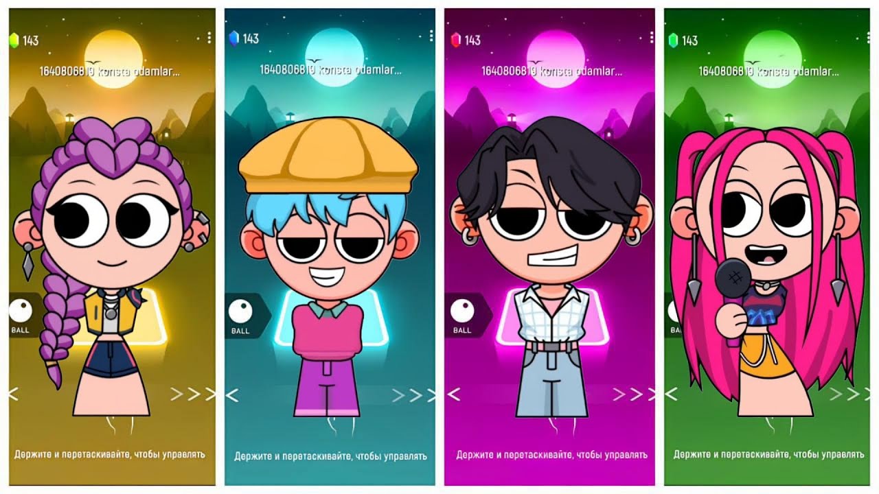 Kpop Demon Hunters: Tiles hop EDM RUSH 💃🕺