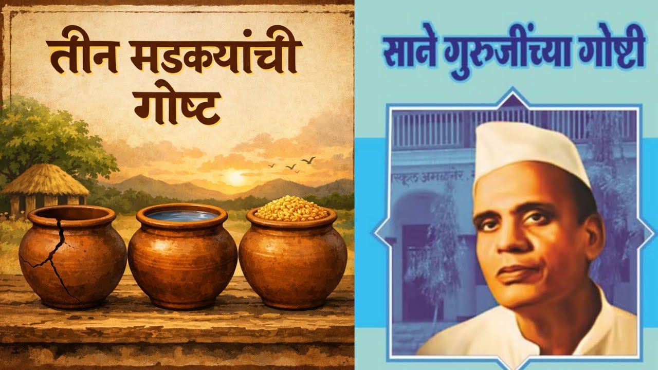 गोष्ट साने गुरुजी यांच्या खरा मित्र या पुस्तकातली || हृदयस्पर्शी मराठी गोष्टी || साने गुरुजी ||