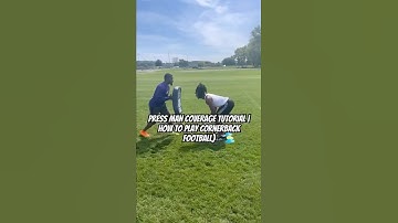 Press Man Coverage Tutorial | How to Play Cornerback Football 🏈 (DB Tips & Technique)
