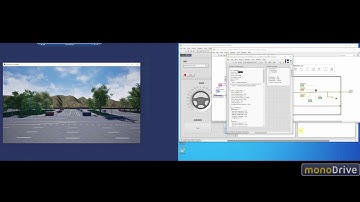 monoDrive Tutorial - Remote connection to simulator with LabVIEW client
