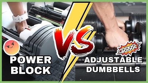 HoliQuip: Adjustable Dumbbell VS Powerblocks