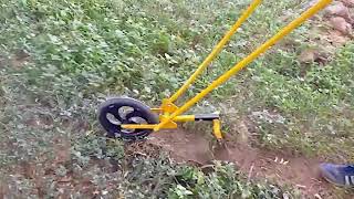 HearWhel Hoe with 7" Weeder + 3 Tooth Cultivator + Furrow Attachment screenshot 4