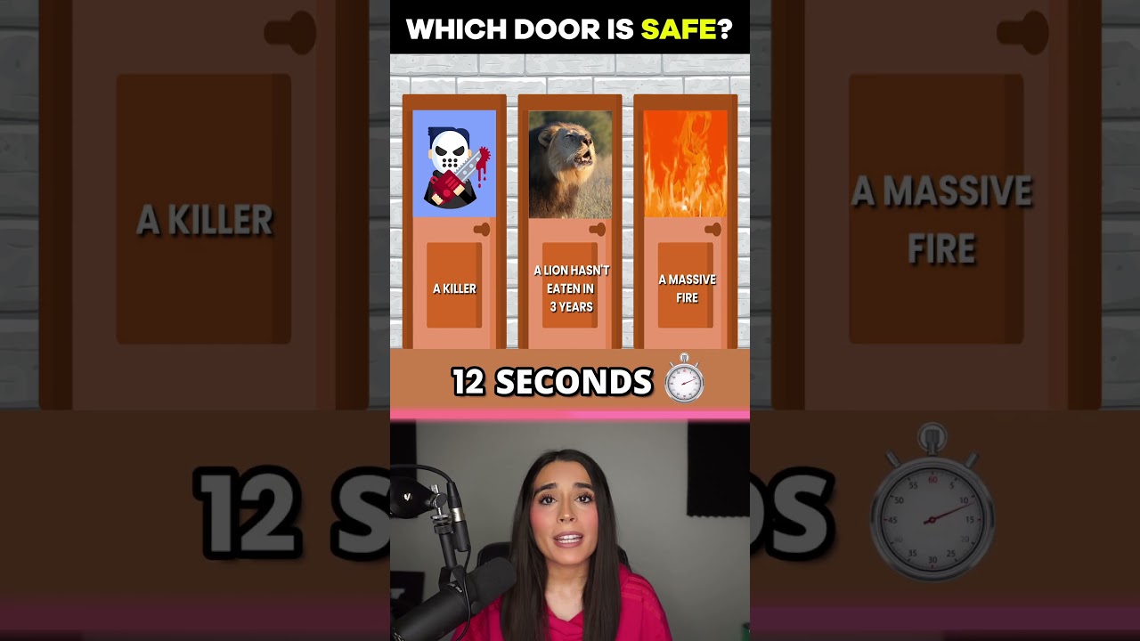Which door is SAFE...? 🚪