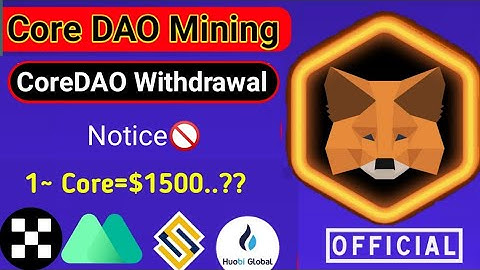 Core Dao withdrawal Notice || CoreDao Mainnet update || How To withdraw Core Token