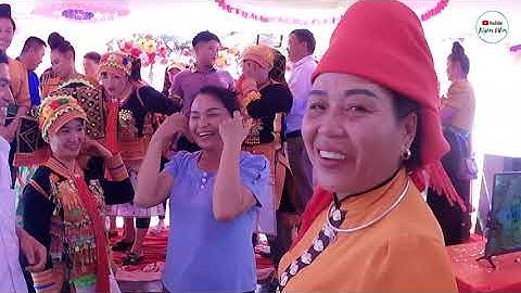 Nhà Trai quẩy sập sàn đám cưới người DAO ở bản HOANG THÈN xã HOANG THÈN - PHONG THỔ - LAI CHÂU