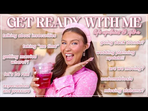 Get Ready With Me💕 | Real Life Updates, Wedding Talk, & Q&a (let’s Be Honest) | Lauren Norris