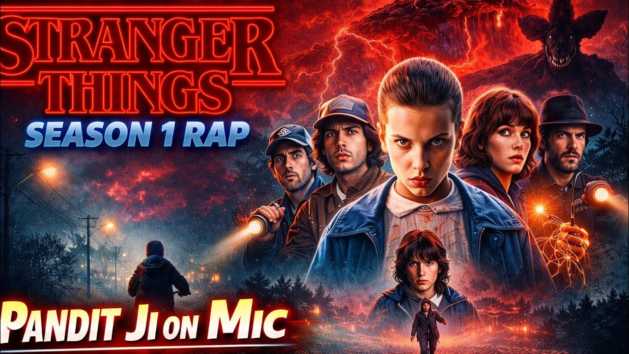 Stranger Things Season 1 ka FULL STORY RAP 🎤🔥Pandit Ji on mic 💥