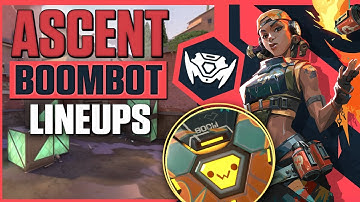 ALL BOOMBOT LINEUPS YOU SHOULD KNOW ON ASCENT | VALORANT [2022]