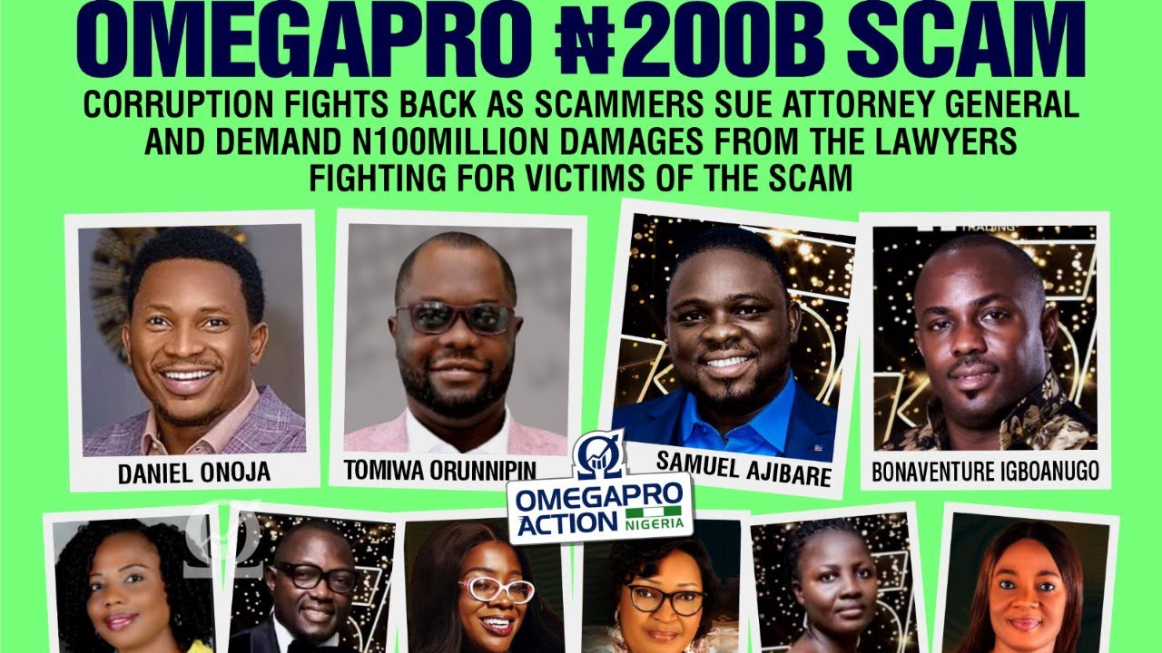 OMEGAPRO SCAM - Corruption Fights Back As Omegapro Leaders Sue A.G and Lawyers for Victims Of Fraud*
