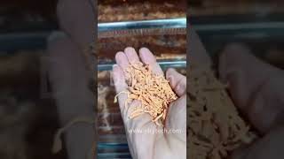 The heat pump dehydrator dries 3mm carrot shreds. #heatpumpdryer #drying machine#dehydrator