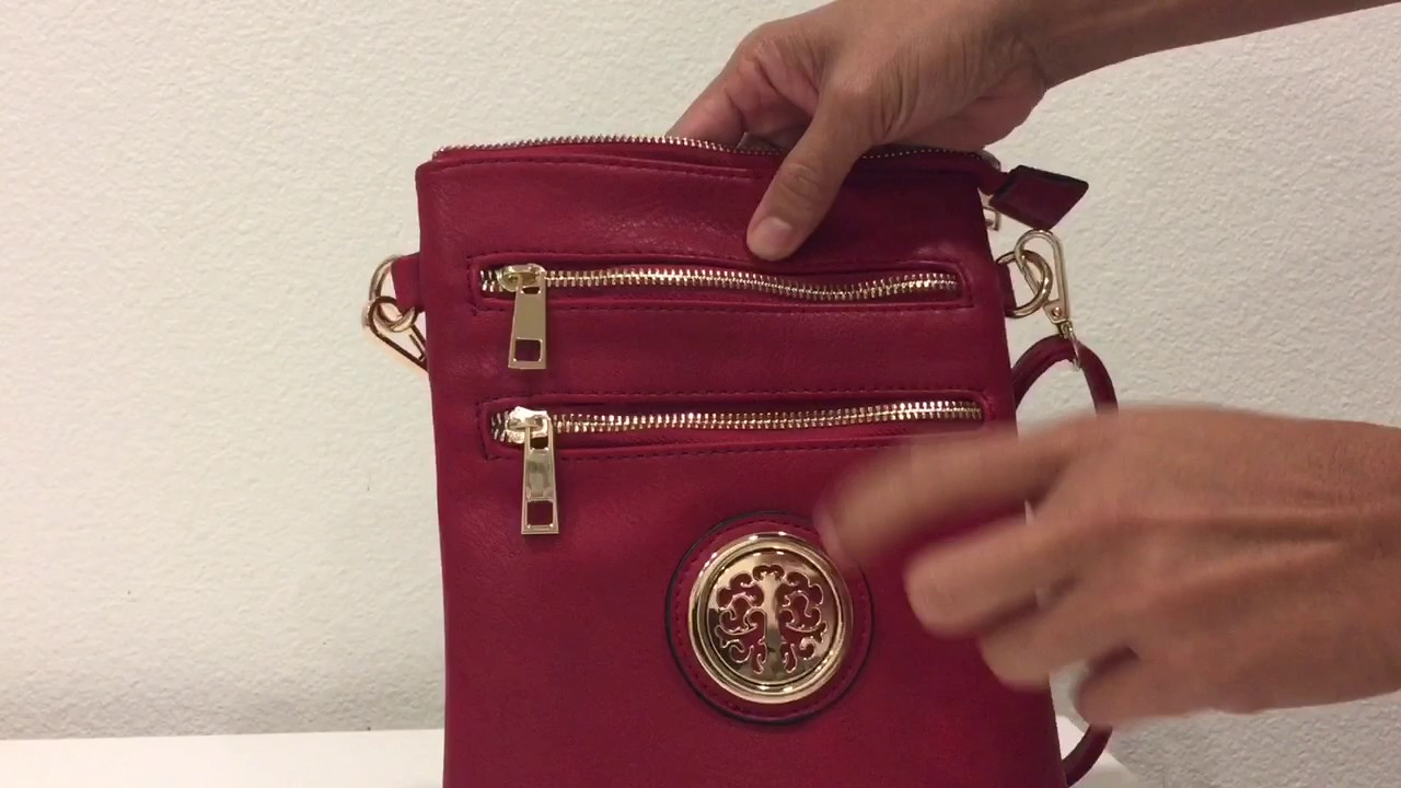 MMK Collection Purse(7051S)~Fashion Crossbody Bag Messenger Purse for Women