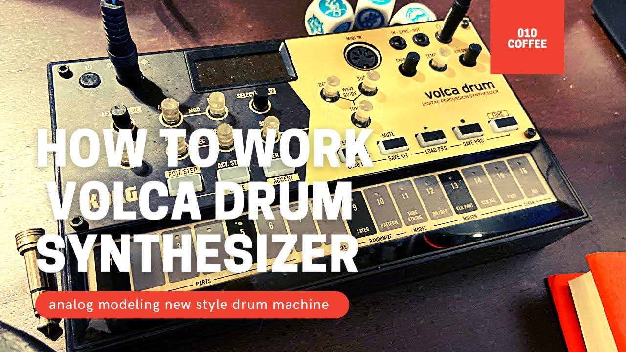 KORG Volca Drum シンセセクション解説【about synthesizer section
