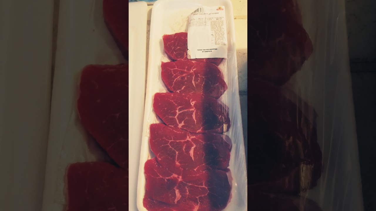 How to Cook|Cheap Beef Chuck Fillet Steak| - YouTube