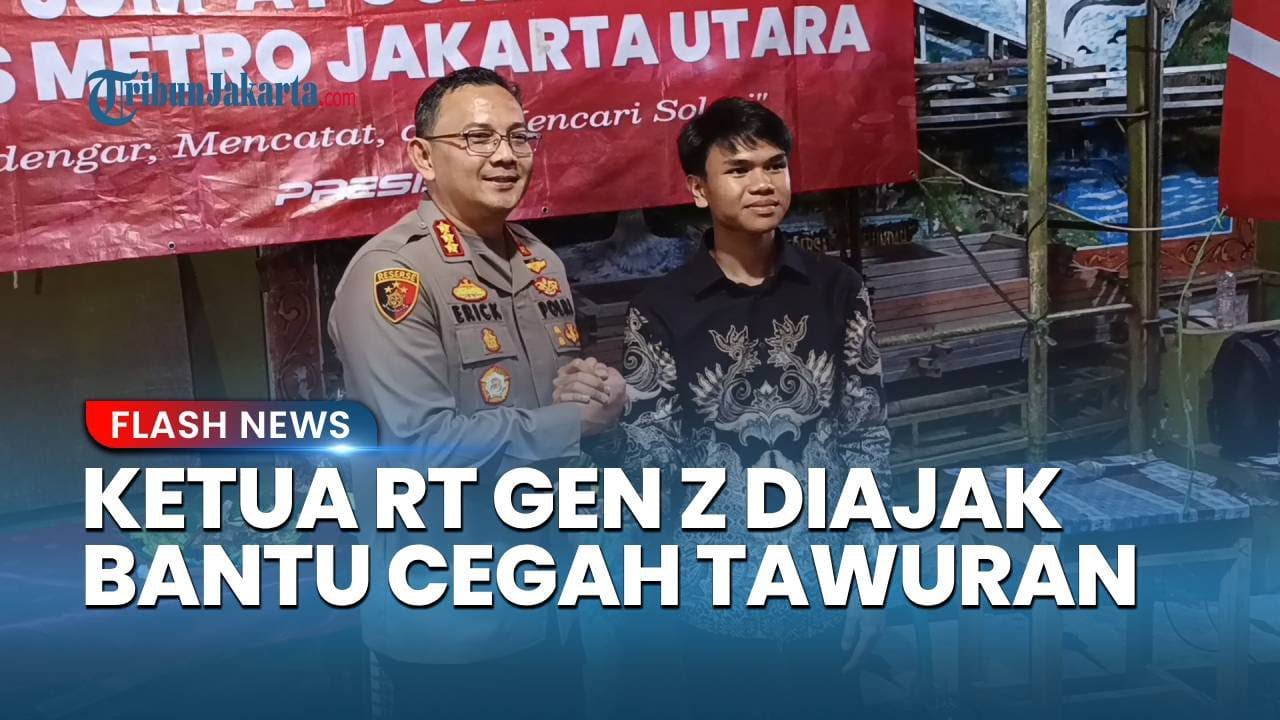 Buka Ngopi Kamtibmas Perdana di Rumah Ketua RT Gen Z, Kapolres Jakut Ajak Arya Bantu Cegah Tawuran
