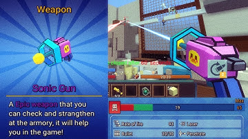 Sonic Gun - Blockman GO Build and Shoot