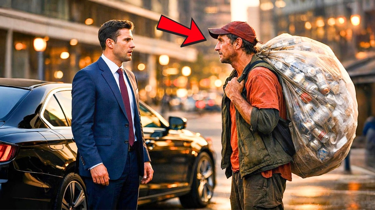 MILIONÁRIO VÊ O EX-SÓCIO CATANDO LATINHAS… E OUVE ISSO