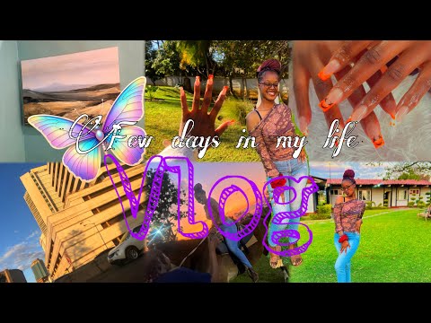  A FEW Days as a working Zimbabwean 🇿🇼girl ( maintenance (nails, hair)Window shopping 🇿🇼