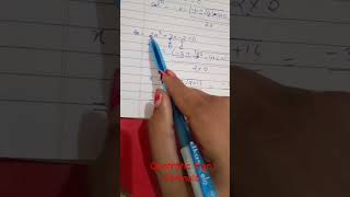quadratic equation solution.                     #education #mathmatics