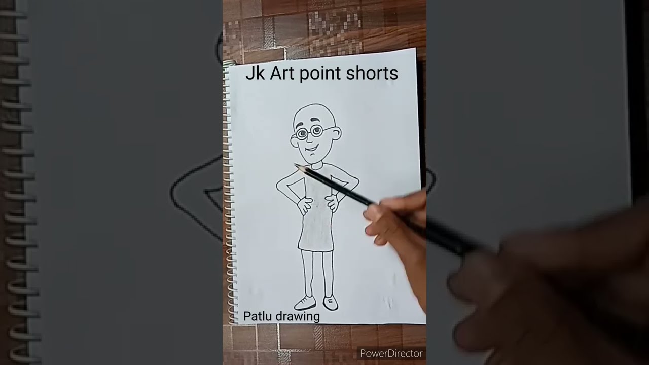 How to draw Patlu drawing 