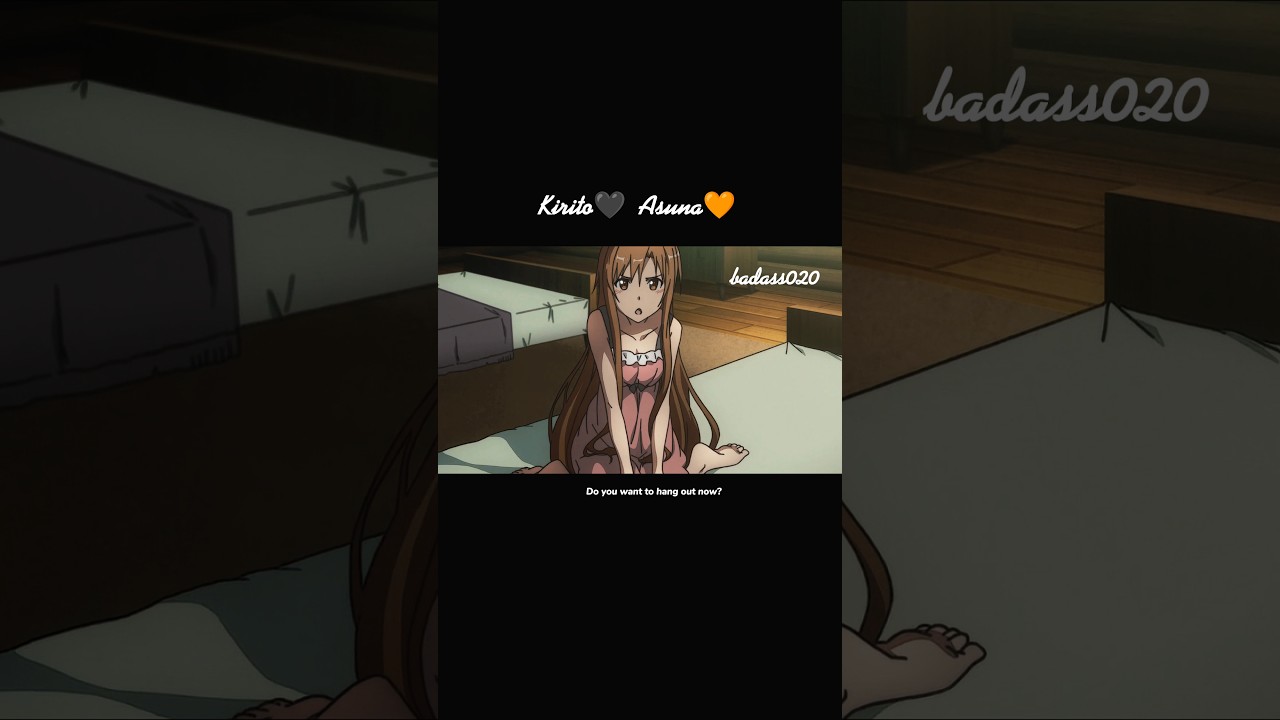 SAO anime moments 🧡🖤