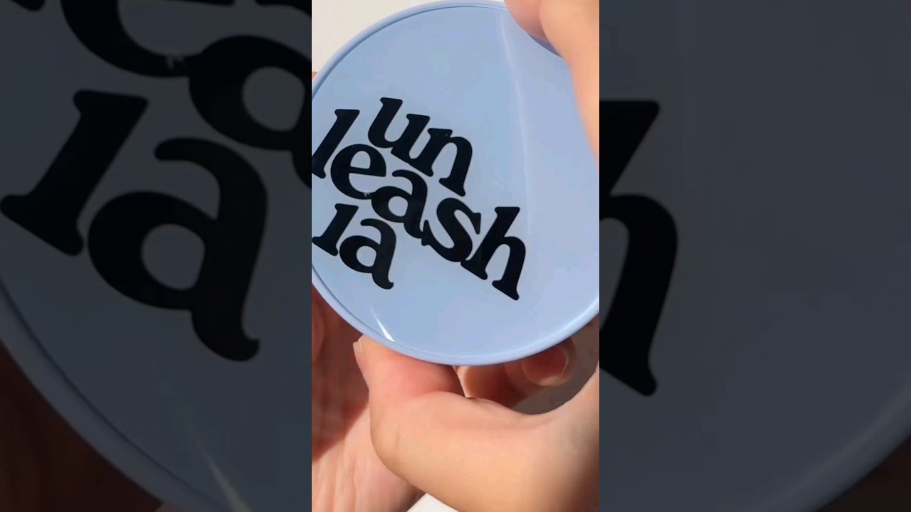 The new @unleashia Babe Skin Baby Blue Cushion Foundation #shorts #ugccreator #unleashia #foundation