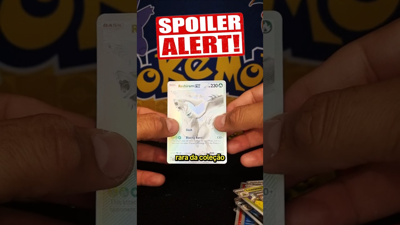 Tiramos um Reshiram Ex, a carta mais RARA!!! Completando a Coleção | White Flare - Packs 41 a 45