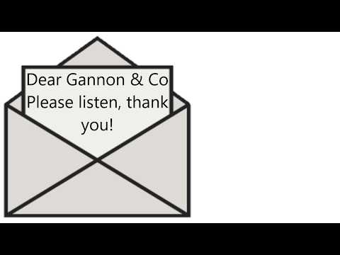 An Open Letter To Bryan Gannon and Co.