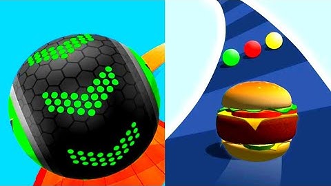 Going Balls Vs Color Road Android,iOS Mobile Gameplay Walkthrough 123404