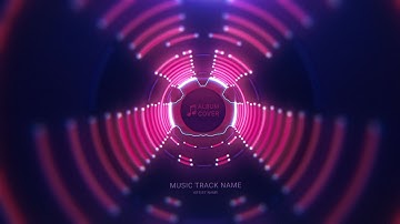 Neon Tunnel Music Visualizer - Template for After Effects