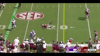 Mississippi State QB Does 360 Mid-Air After Taking Wild Hit screenshot 3