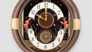 Download Lagu SEIKO Trumpeting Angels Melodies in Motion Clock QXM613B HD with 20 LED lights MP3