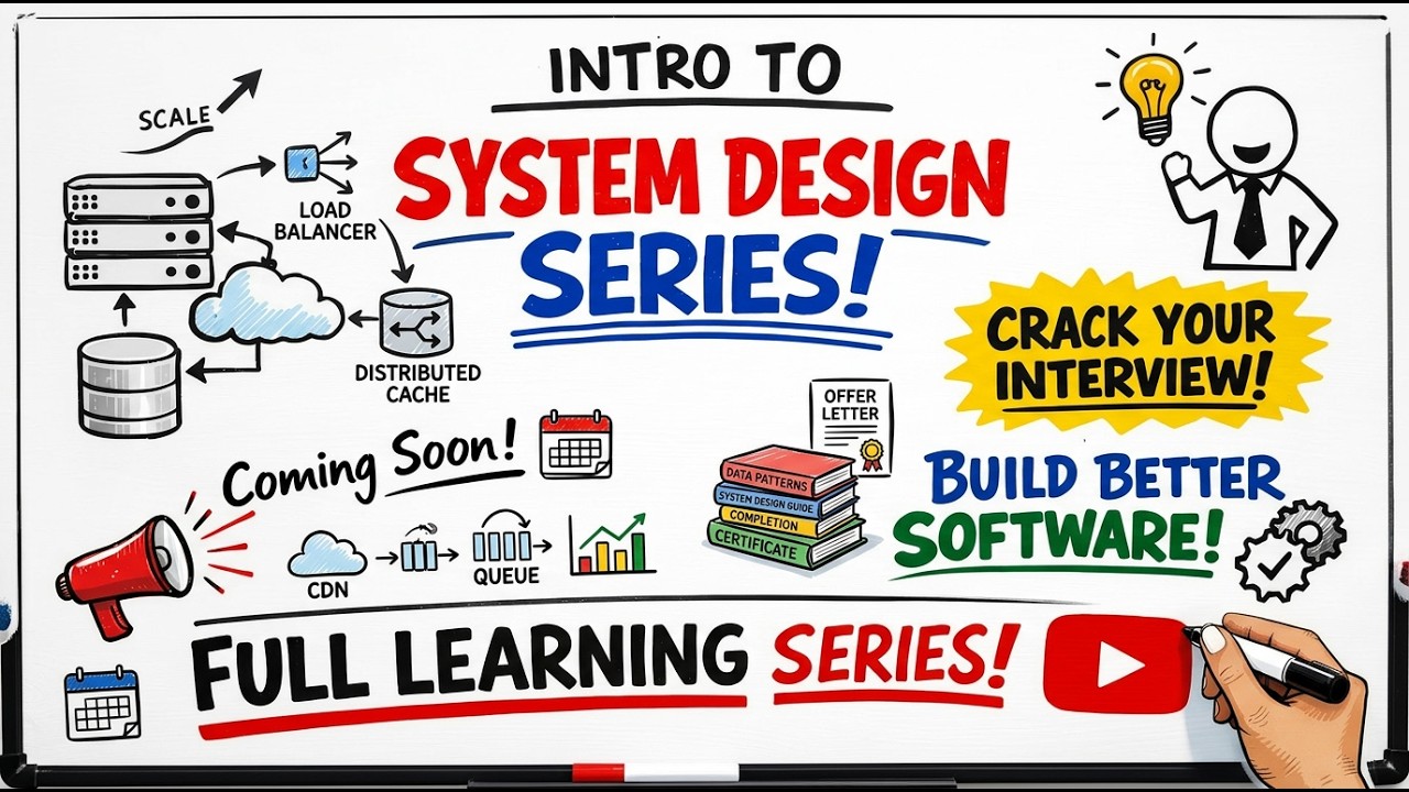 System Design Series Begins 🚀 | Crack Interviews & Build Scalable ...