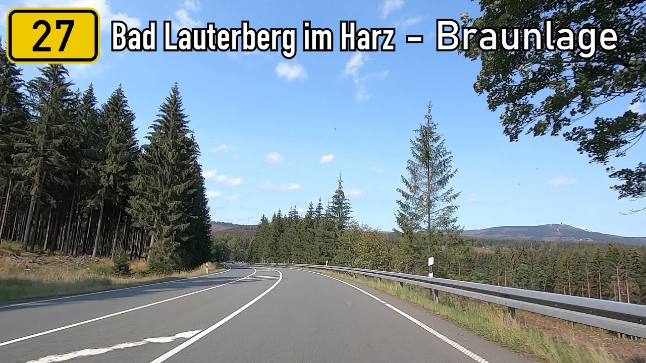 Germany: B27 Bad Lauterberg im Harz - Braunlage
