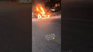 Delhi Heatwave: Car Catches Fire Amid 45°C Extreme Summer Heat🥵😢