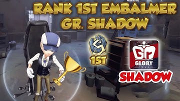 #27 Gr Shadow Rank 1 Embalmer Against Rank 1 Wuchang | Identity V | 第五人格 | 제5인격 | Embalmer