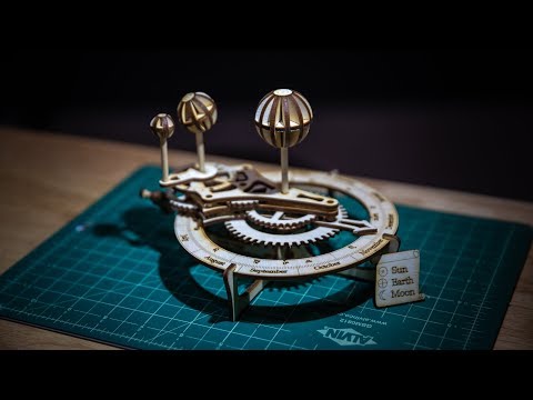 Orrery – Laser Cut Wood Project