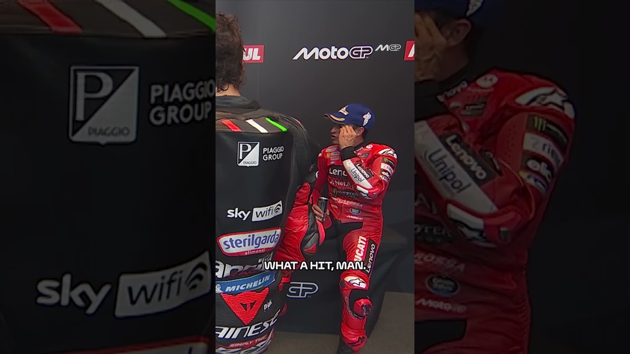 UNHEARD: The Top3 react to Alex Marquez crash 🫣 | 2025 Dutch GP