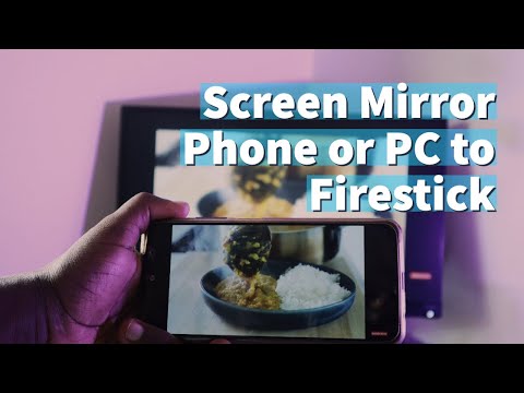 SCreen Mirror Android phone or Windows PC to Fire TV Stick