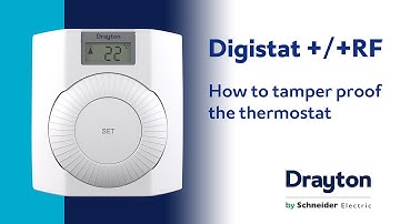 How to tamper proof the Drayton Digistat + and +RF