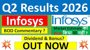 Infosys Q2 results 2026 | Infosys results today | Infosys Share News | Infosys Share latest news