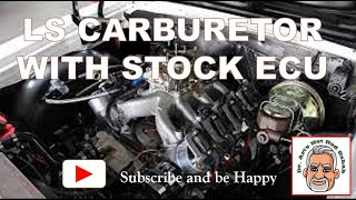 CARBURETED LS SWAP! EVERYTHING YOU NEED TO KNOW LS 5.3 WITH STOCK ECU @SloppyMechanics