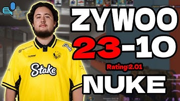 ZywOo 23-10 | w/apEX nuke FACEIT EU | Rating 2.01 | +VOICE | Nov 27, 2025
