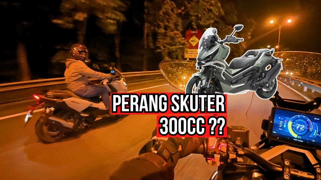 ZONTES 368G DOWNHILL GENTING | NIGHT RIDE WITH DJI OSMO ACTION 5 PRO