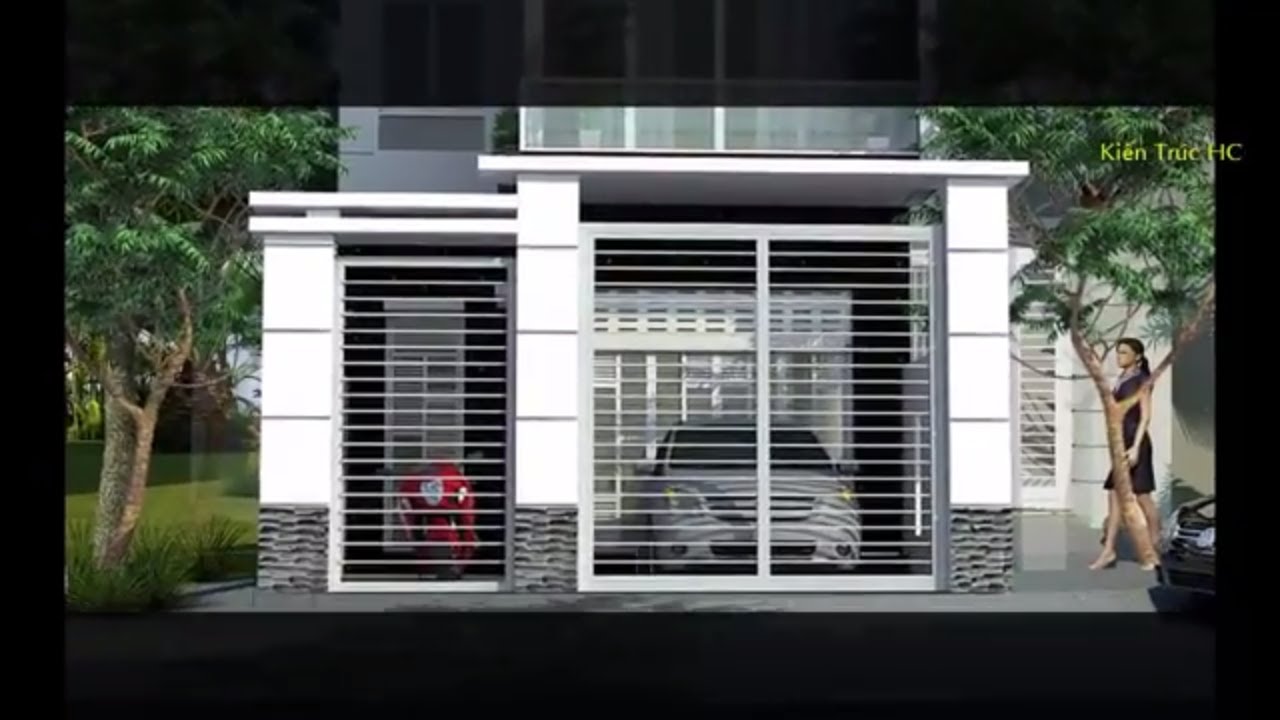 Cổng Rào Đẹp Cho Nhà Cấp 4 (SV) - youtube